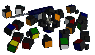 Ge�ffneter W�rfel